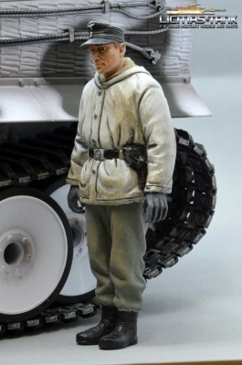 1 16 Figur Deutsche Panzer Mannschaft Wehrmacht Winter Soldat Stehend WW2