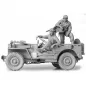 Preview: 1/16 Bausatz Willys Jeep mit Fahrer und Schütze