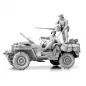 Preview: 1/16 Bausatz Willys Jeep US Army mit Cal.50