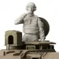 Mobile Preview: 1/16 Figurenbausatz Britischer Panzerkommandant (SOL Model)