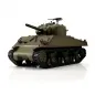 Preview: RC battle tank U.S. M4A3 Sherman with metal tracks Heng Long 1:16 scale IR / BB Torro Edition