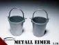 Preview: Metal bucket 2 pieces in size 1:16