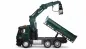 Preview: RC Truck Mercedes-Benz Arocs Licence Crane Truck with Tipper RTR green
