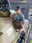 Mobile Preview: 1/16 Figur deutsche Panzerbesatzung Soldat mit Hemd und Feldmütze mit ansteckbaren Beinen F1015 licmas-tank