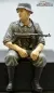 Mobile Preview: 1/16 Figure Soldier WW2 grey German Tank Rider MP40 shooter Wehrmacht handpainted