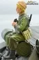 Mobile Preview: Figure Soldier WW2 russian Scout with binoculars Tankrider Amobea Pattern green 1:16