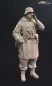 Preview: 1/16 figure German MP40 soldier with steel helmet and cigarette WW2 unpainted resin