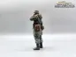 Preview: 1/16 Deutscher MP40 Soldat mit Stahlhelm und Zigarette Künstleredition Profipaint