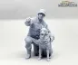 Preview: Figure 1/16 German Wehrmacht medic kneeling with medical dog WW2