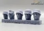 Preview: 1/16 figures heads german soldiers with helmet and cap wehrmacht ww2