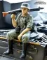 Preview: 1/16 Figur deutscher Tank Rider WW2 Soldat MG42 Schütze Wehrmacht handbemalt