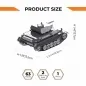Mobile Preview: Metal Time Tank Pz.Kpfw. II Ausf.G (World of Tanks) constructor kit
