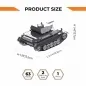 Preview: Metal Time Tank Pz.Kpfw. II Ausf.G (World of Tanks) constructor kit