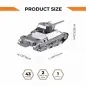 Mobile Preview: Metal Time Tank P 26/40 (World of Tanks) constructor kit