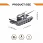 Preview: Metal Time Tank Object 430 (World of Tanks) constructor kit