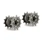 Preview: Original Heng Long spare part Leopard 2A6 1 pair of metal drive wheels from TK 7.0