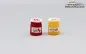 Preview: Marmeladengläser Set aus Kunststoff in 1/16 für Diorama