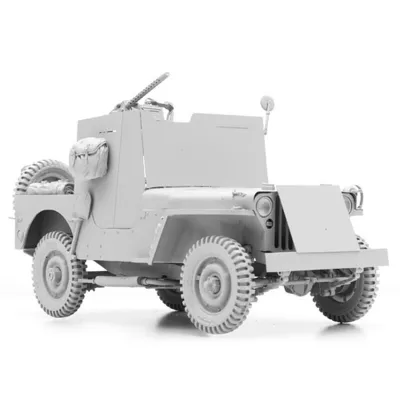 1/16 Kit WW II Willys Jeep armored