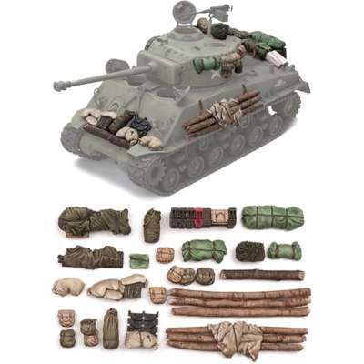 1/16 Bausatz Zubehör M4A3E8 (SOL)