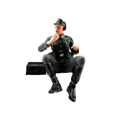 Schwimmwagen Funker Torro 1/16 Figur bemalt