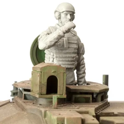 1/16 Figurenbausatz Britischer Panzerkommandant (SOL Model)