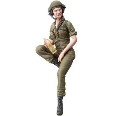 IDF Weibliche Panzer Figur 1- Figurenbausatz - Maßstab 1/16 (SOL Model)