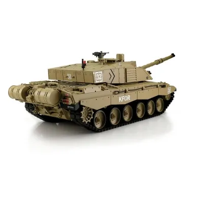 RC tank British Challenger 2 with metal tracks BB+IR Heng Long 1:16 Torro Edition