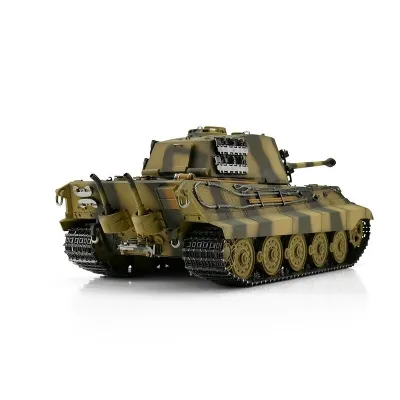 1/16 RC Tank King Tiger - Tiger II - Camouflage BB Shooting with Barrel Recoil
