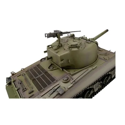 RC battle tank U.S. M4A3 Sherman with metal tracks Heng Long 1:16 scale IR / BB Torro Edition