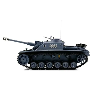 1/16 RC Sturmgeschütz III Ausf. G grau BB+IR (Metallketten)