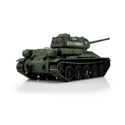 1/16 RC Tank T34/85 with Metal Tracks - BB+IR - 2,4 GHz Heng Long Torro Edition