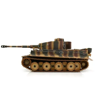 1/16 Torro RC Tiger I Frühe Ausführung tarn mit BB-Schussfunktion und Metallketten