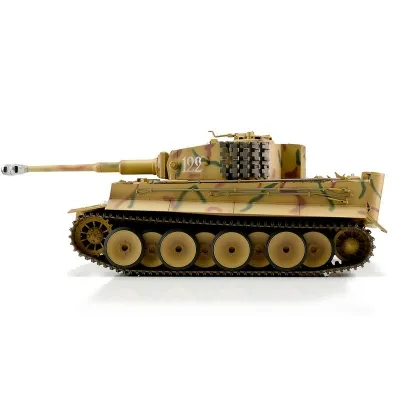 Torro-WSN TIGER 1 - Scale 1/16 with INFRARED BATTLESYSTEM - Summer Camouflage