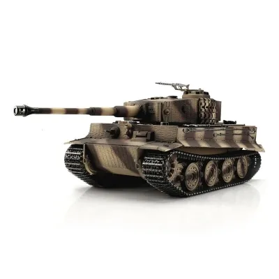 1/16 RC Tiger I Späte Ausf. wüste BB Rauch Torro Pro Edition