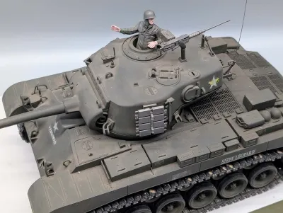RETOURE - RC Panzer U.S. M26 Pershing 1:16 Heng Long