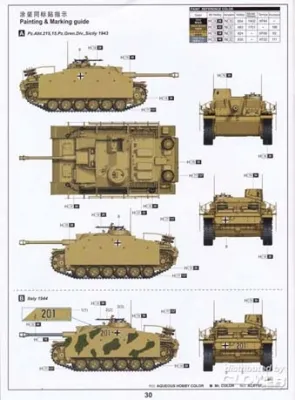 Kit Stug III Ausf. G in 1:16