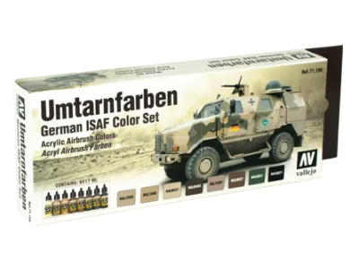 Airbrush Tank Color Set "Umtarnfarben-Set" Vallejo 71159