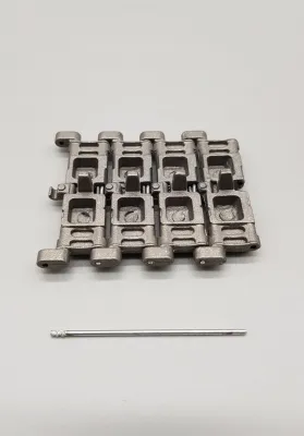 Original Heng Long Ersatzteil für Leopard Heng Long 1:16 Kette Kettenglieder Metall Kettenstück Farbe Silber
