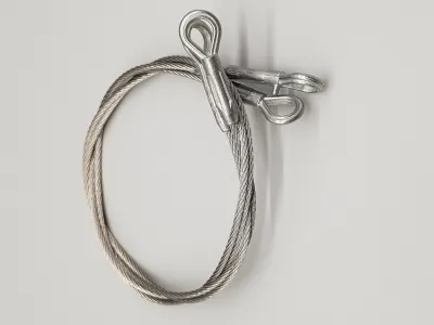 Metal rope set Tiger 1 - color silver