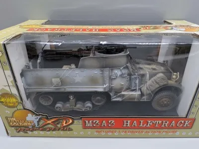 21st Century Toys M3A3 Halftrack in 1:18 scale with figure