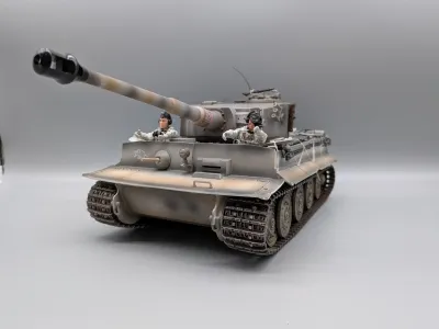 1:18 21st Century Toys Kampfpanzer Tiger 1 Kunststoff