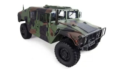 RC US military truck 4 x 4 scale 1:10 camouflage