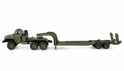 Ural B36 military truck 6WD with low loader 1:16 RTR