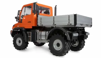 Mercedes-Benz Unimog implement carrier 4WD 1:10 ARTR orange