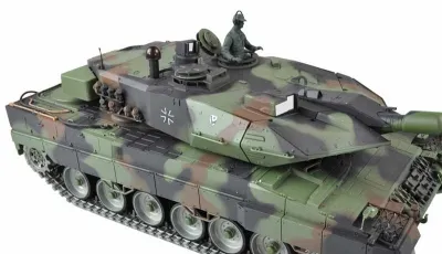 RC Panzer Leopard 2A6 1:16 Heng Long Professional Line IR/BB (Amewi)
