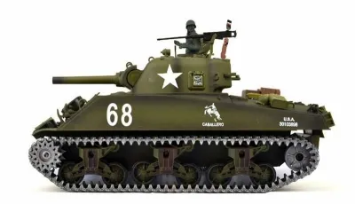 RC Panzer U.S. M4A3 Sherman Heng Long 1:16 Professional Line IR/BB