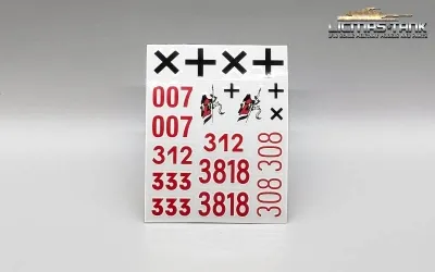 Panzer Tiger I NEUES Aufkleber-Set Decal 3818