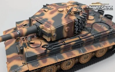 1:24 RC Panzer Deutscher Tiger 1 Spätversion Taigen mit Infrarot-Kampfsystem