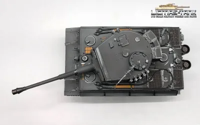 1:24 RC Panzer Deutscher Tiger 1 Späte Version Taigen mit Infrarot-Kampfsystem Grau