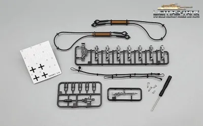 Accessory set for 1:24 Tiger 1 (3841-11-L-G) from Taigen